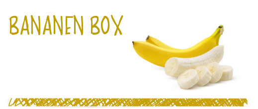 Die Früchtebox enthält ausschliesslich Bananen.