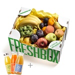 Yellow Box mit CH Fruchtsäft